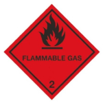 Label 200X200 Flammable Gas 2..