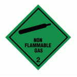 Label 100X100 Non Flammable Ga..