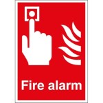 Sign 210x148mm Fire Alarm Rig..