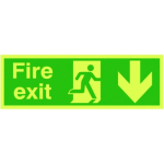 Sign 150x450mm Nite-Glo Fire ..