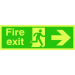 Sign 150x450mm Nite-Glo Fire ..