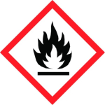 21x21mm Flammable GHS Symbols