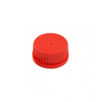 GL45 Red Screw Cap for High Temps for Simax 2070  Bottles, Autoclavable to 200 deg