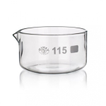 Simax Crystallising Dish - Flat bottom with  Spout - 50mL OD 70mm