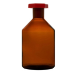 Reagent Glass Bottle Amber Narrow neck with plastic stopper 100ml