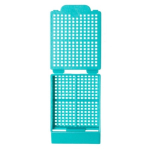 Simport M491 Histosette I Biopsy Embedding  Cassette - Aqua