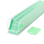 Simport M486 Histosette II Biopsy Embedding  Cassette in Quickload Sleeve - Green