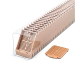 Simport M486 Histosette II Biopsy Embedding  Cassette in Quickload Sleeve - Tan