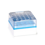 Simport Cryostore Box, Series 225, Blue Grid, for 25x 1-2mL Cryotubes