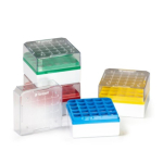 Simport Cryostore Box, Series 225, Green Grid, 25x 1-2mL Cryotubes