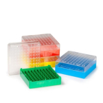Simport Cryostore Box, Series 2100, Yellow Base,  for 100x 1-2mL Cryotubes