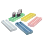 Simport M710 DrainRack for Microscope Slides,  Green, 100 Slots
