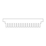 SLS Flowgen Comb 16 Sample 1mm Thick