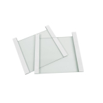 SLS Flowgen 19 x 20cm Notched Glass Plates with 1mm Bonded Spacers