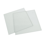 SLS Flowgen 19 x 20cm Plain Glass Plates 2mm Thick Pack of 2