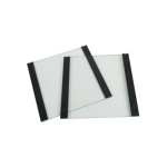SLS Flowgen 19 x 20cm Plain Glass Plates with 0.75mm Bonded Spacers