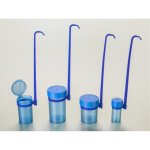 Gosselin Dipper 125mL, Removable Handle, Blue  Polypropylene, Blue Screw Cap, Sterile