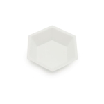 SLS Select Hexagonal Weigh Boat Medium Anti-Static White Sterile
