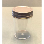 SLS Select 60mL PS Container with Metal Cap and No Label