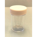 SLS Select 60mL PS Container with White Plastic Cap and No Label