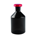 SLS Select 500mL Reagent Glass Bottle Amber Narrow Mouth