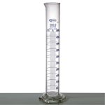 SLS Select Measuring Cylinder Borosilicate Glass with Hex Base with Certificate Class A 2000mL