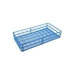 SLS Select Coated Wire Universal Bottle Tube Rack 29-33mm 5x10 Format Blue