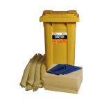 Absorbent Chemical Spill Response Kit 120L 2 Wheeled Bin