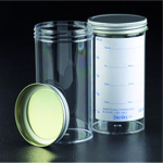 Sterilin 190C 250ml Container Plain Label Flowseal Cap
