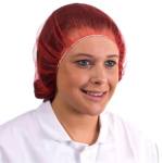 Nylon Mesh Hairnet Red