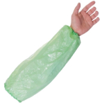 PE Disposble Oversleeves Green