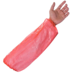 PE Disposble Oversleeves Red