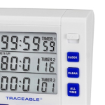 Traceable Triple-Display Clock/Timer with Calibration