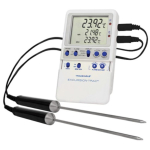 Traceable Excursion-Trac Data Logging Thermometer with Calibration; 2 Stainless Steel Probes