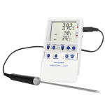Traceable Memory-Loc Datalogging Thermometer with Calibration; 1 Stainless Steel Probe