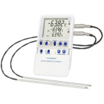 Traceable Excursion-Trac Datalogging Low-Temp Thermometer with Calibration; 2 Stainless Steel Probes