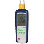Traceable 2-Input Data Logging Thermocouple Probe Thermometer; Type K/J