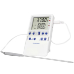 Traceable Extreme-Accuracy Digital Thermometer with Calibration; 37Deg C; 1 Stainless Steel Probe