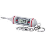 Traceable Digital Pocket Thermometer with Calibration; 302Deg F; Mini Key Chain