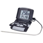 Traceable Alarm Thermometer/Timer with Calibration; 1 Stainless Steel Probe