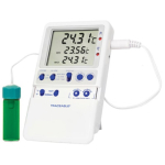Traceable High-Accuracy Fridge/Freezer Thermometer with Calibration; 1 Vaccine Bottle Probe