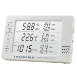 Traceable Memory-Loc Thermohygrometer with Barometer and Calibration