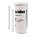 Peracetic Acid Test Strips 5-50mgl