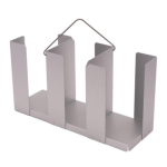 Petri Dish Holder 3 Compartment Aluminium