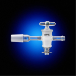 J Young B19 Cone Adapter With Glass Stopcock For Use With 90013 90014 and 90015