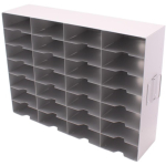 Racking Shelf for Eppendorf U725 / U535 / U360  Side Access. Racking for 28 2 inch Cryoboxes.Ext.  D