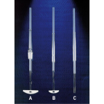 Uni-Form Precision Glass Stirrer, Type A, Joint  B24, Max Socket Size for Paddle B24