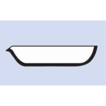 Basin Porcelain 100ml Flat Bottom