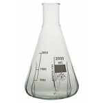 Baffled 100ml Erlenmeyer Glass Flask
