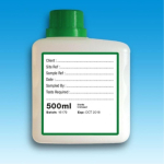 Sample Bottles Undosed Sterile Green Cap 500ml